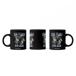 250 Years of American Freedom Coffee Mug Bald Eagle USA Flag 1776 to 2026 Patriotic TS02 Print Your Wear