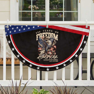 250 Years of Freedom Eagle Patriotic Fan Flag US 250th Anniversary American Semiquincentennial 2026 Patriotic