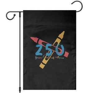 250 Years of Eating Crayons Garden Flag Funny Military Crayon Joke Veterans Marines TS02 Black Print Your Wear