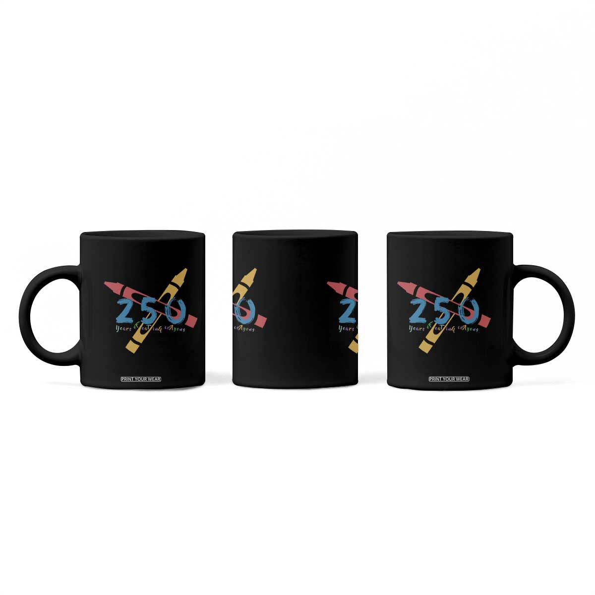 250 Years of Eating Crayons Coffee Mug Funny Military Crayon Joke Veterans Marines TS02 Print Your Wear