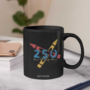 250 Years of Eating Crayons Coffee Mug Funny Military Crayon Joke Veterans Marines TS02 Print Your Wear