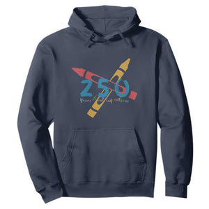 250 Years of Eating Crayons Hoodie Funny Military Crayon Joke Veterans Marines TS02 Navy Print Your Wear
