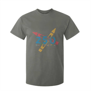 250 Years of Eating Crayons T Shirt For Kid Funny Military Crayon Joke Veterans Marines TS02 Military Green Print Your Wear