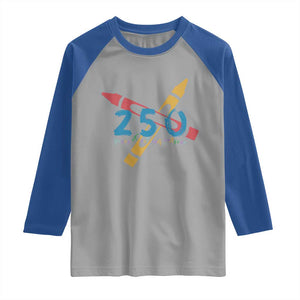 250 Years of Eating Crayons Raglan Shirt Funny Military Crayon Joke Veterans Marines TS02 Sport Gray Royal Print Your Wear