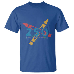250 Years of Eating Crayons T Shirt Funny Military Crayon Joke Veterans Marines TS02 Royal Blue Print Your Wear