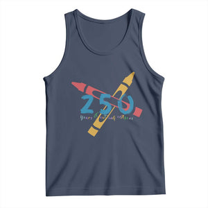 250 Years of Eating Crayons Tank Top Funny Military Crayon Joke Veterans Marines TS02 Navy Print Your Wear