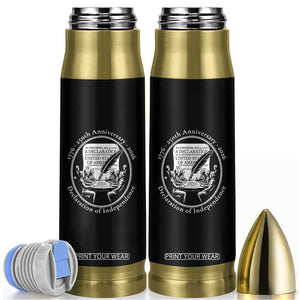 250 Years Declaration of Independence Bullet Tumbler US 250th Anniversary Semiquincentennial 2026 Patriotic TS02 Black Print Your Wear