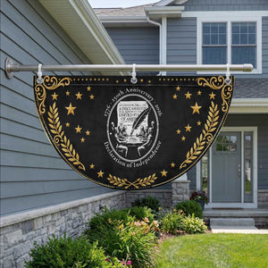 250 Years Declaration of Independence Patriotic Fan Flag US 250th Anniversary Semiquincentennial 2026