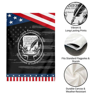 250 Years Declaration of Independence Garden Flag US 250th Anniversary Semiquincentennial 2026 Patriotic TS02 Print Your Wear