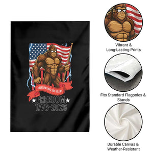 Patriotic Bigfoot US 250th Anniversary Garden Flag Sasquatch Celebrating 250 Years of Freedom 1776 to 2026 TS02 Print Your Wear