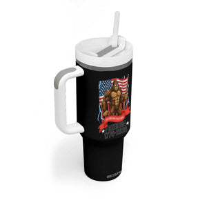 Patriotic Bigfoot US 250th Anniversary Tumbler With Handle Sasquatch Celebrating 250 Years of Freedom 1776 to 2026 TS02 Print Your Wear