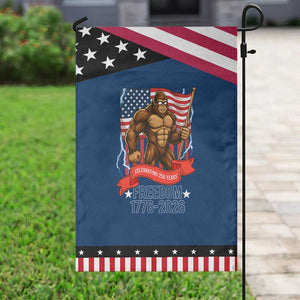 Patriotic Bigfoot US 250th Anniversary Garden Flag Sasquatch Celebrating 250 Years of Freedom 1776 to 2026 TS02 Classic Blue Black Print Your Wear