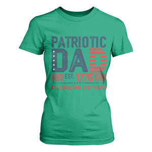 Patriotic Dad 250 Years T Shirt For Women Est. 1776 Funny USA Semiquincentennial TS02 Irish Green Print Your Wear
