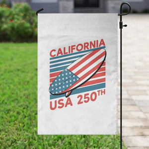 California USA 250th Anniversary Garden Flag US Semiquincentennial Patriotic Surfboard Graphic TS02 Print Your Wear