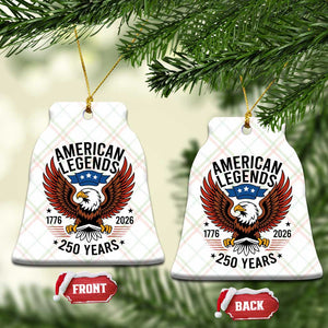 American Legends Eagle Ceramic Ornament 250 Years Patriotic Heritage 1776 to 2026 Semiquincentennial TS02 Print Your Wear
