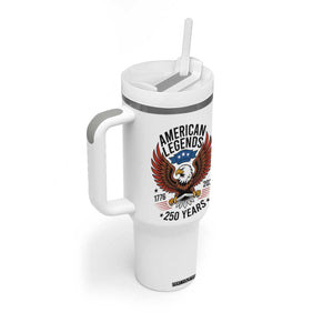 American Legends Eagle Tumbler With Handle 250 Years Patriotic Heritage 1776 to 2026 Semiquincentennial TS02 Print Your Wear