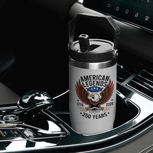 American Legends Eagle Flip Straw Tumbler 250 Years Patriotic Heritage 1776 to 2026 Semiquincentennial TS02 Print Your Wear