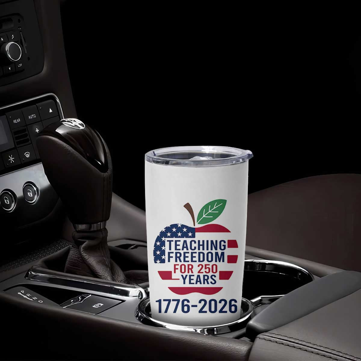 Teaching Freedom for 250 Years Tumbler Cup Patriotic Teacher Tee 1776 to 2026 Semiquincentennial TS02 Print Your Wear