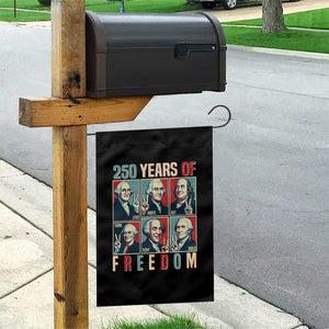 Founding Fathers 250 Years of Freedom Garden Flag Patriotic Pop Art Style Semiquincentennial 2026 TS02 Print Your Wear