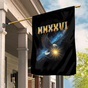 MMXXVI 2026 Eagle Garden Flag Epic Patriotic Capitol Flag USA 250th Anniversary TS02 Print Your Wear