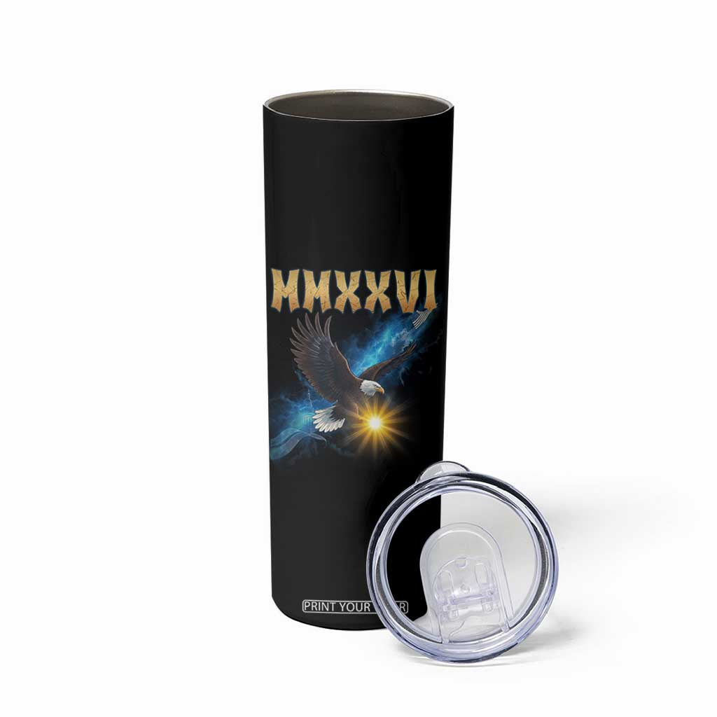 MMXXVI 2026 Eagle Skinny Tumbler Epic Patriotic Capitol Flag USA 250th Anniversary TS02 Print Your Wear