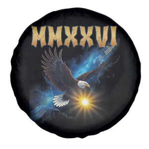 MMXXVI 2026 Eagle Spare Tire Cover Epic Patriotic Capitol Flag USA 250th Anniversary TS02 Print Your Wear