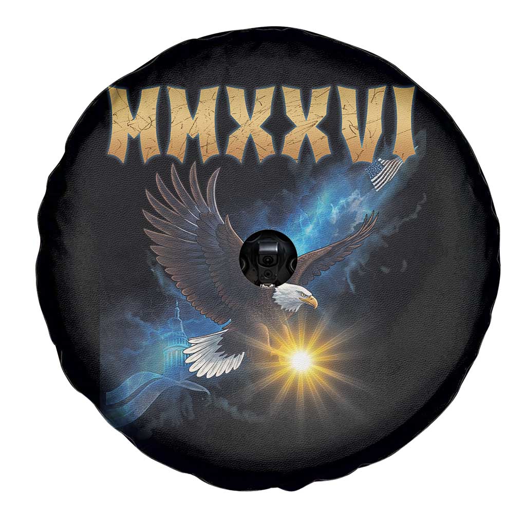 MMXXVI 2026 Eagle Spare Tire Cover Epic Patriotic Capitol Flag USA 250th Anniversary TS02 Print Your Wear
