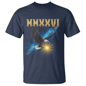 MMXXVI 2026 Eagle T Shirt Epic Patriotic Capitol Flag USA 250th Anniversary TS02 Navy Print Your Wear