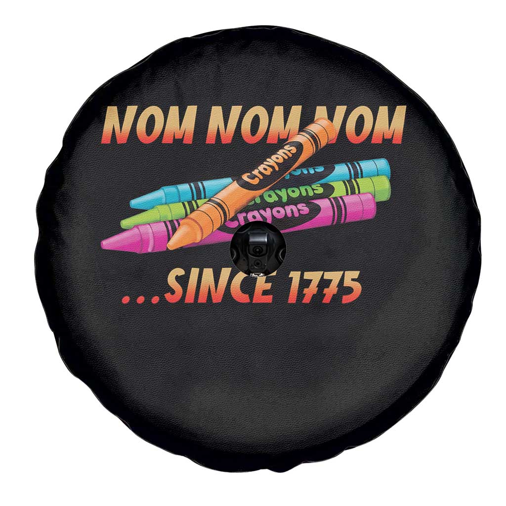 Nom Nom Nom Crayons Spare Tire Cover Since 1775 Funny Military Joke Veterans TS02 Print Your Wear