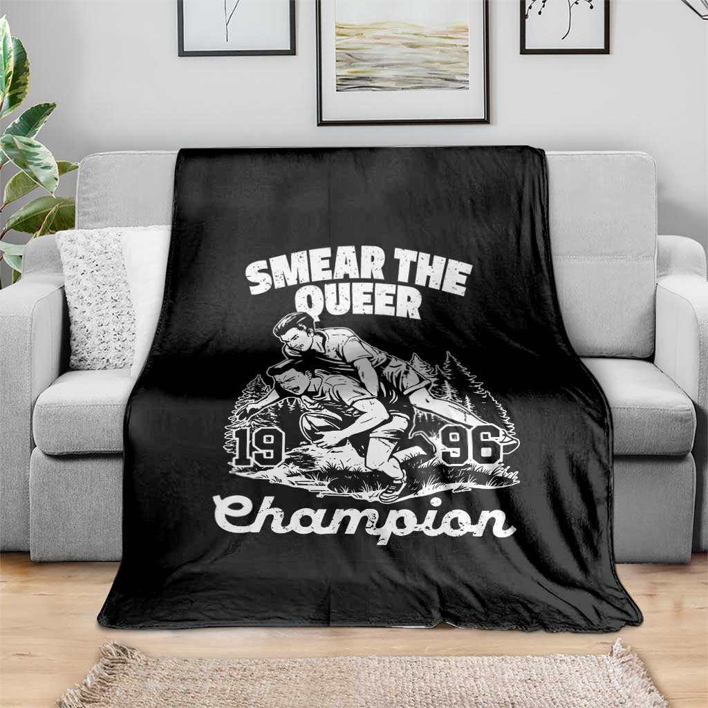 Sarcastic Smear The Qur Playround Game Throw Blanket LGBTQ Queer Pride TS02 Print Your Wear