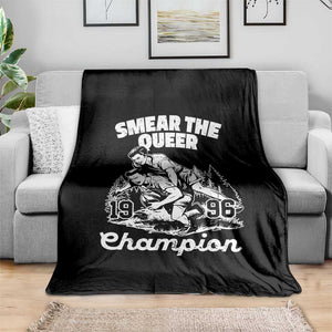 Sarcastic Smear The Qur Playround Game Throw Blanket LGBTQ Queer Pride TS02 Print Your Wear