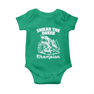Sarcastic Smear The Qur Playround Game Baby Onesie LGBTQ Queer Pride TS02 Irish Green Print Your Wear