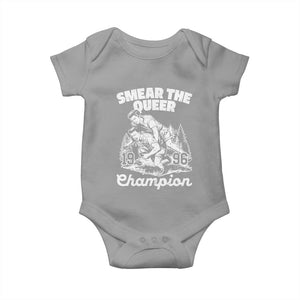 Sarcastic Smear The Qur Playround Game Baby Onesie LGBTQ Queer Pride TS02 Sport Gray Print Your Wear