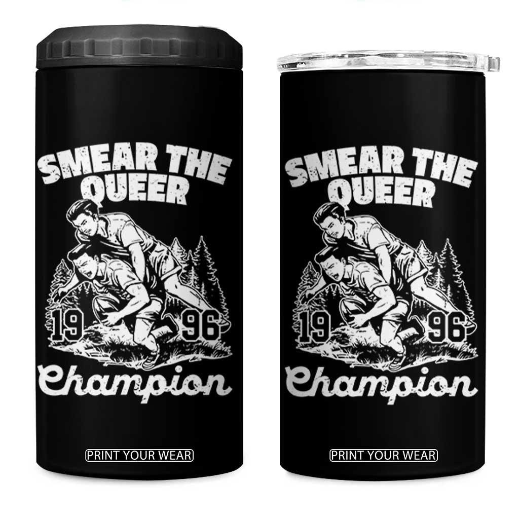 Sarcastic Smear The Qur Playround Game 4 in 1 Can Cooler Tumbler LGBTQ Queer Pride TS02 One Size: 16 oz Black Print Your Wear
