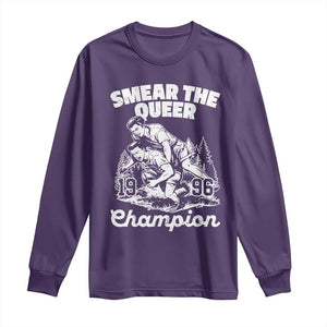 Sarcastic Smear The Qur Playround Game Long Sleeve Shirt LGBTQ Queer Pride TS02 Purple Print Your Wear