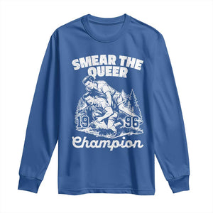 Sarcastic Smear The Qur Playround Game Long Sleeve Shirt LGBTQ Queer Pride TS02 Royal Blue Print Your Wear