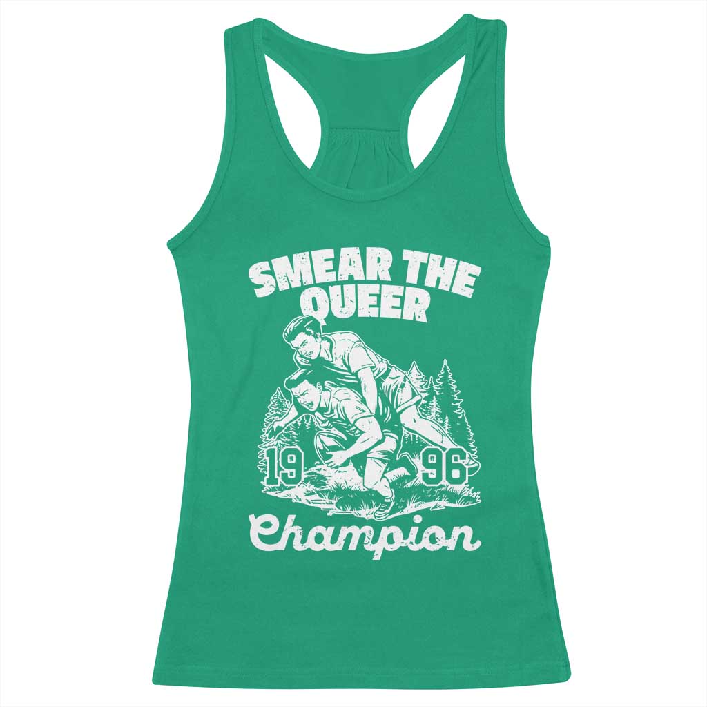 Sarcastic Smear The Qur Playround Game Racerback Tank Top LGBTQ Queer Pride TS02 Irish Green Print Your Wear