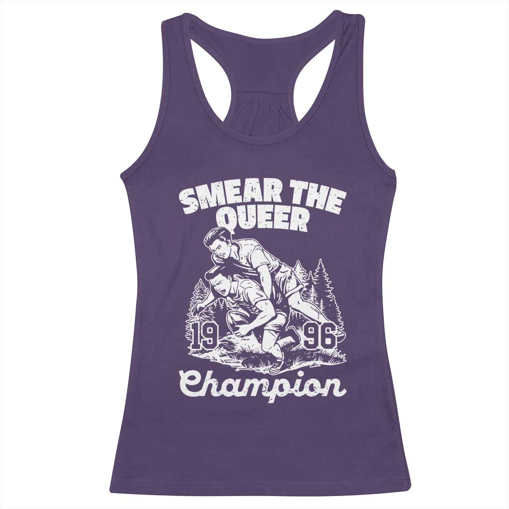Sarcastic Smear The Qur Playround Game Racerback Tank Top LGBTQ Queer Pride TS02 Purple Print Your Wear