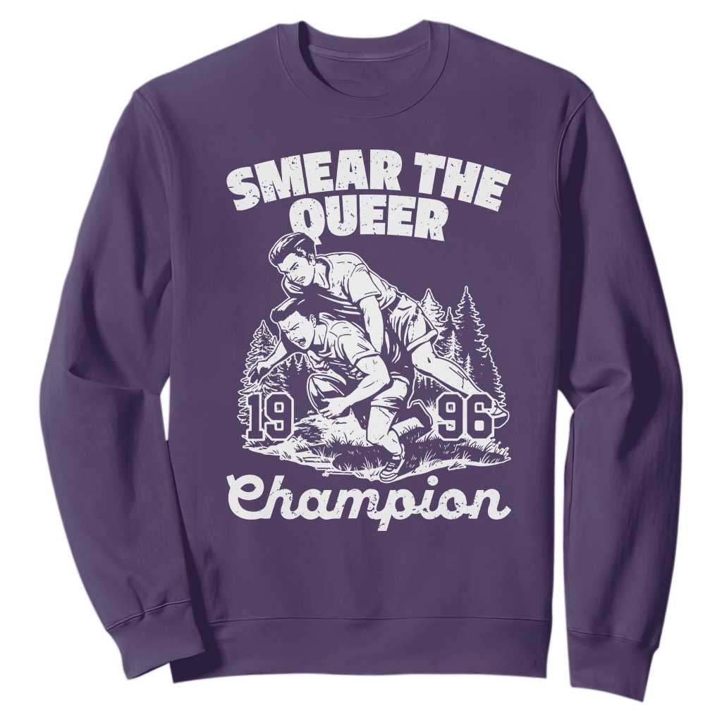 Sarcastic Smear The Qur Playround Game Sweatshirt LGBTQ Queer Pride TS02 Purple Print Your Wear