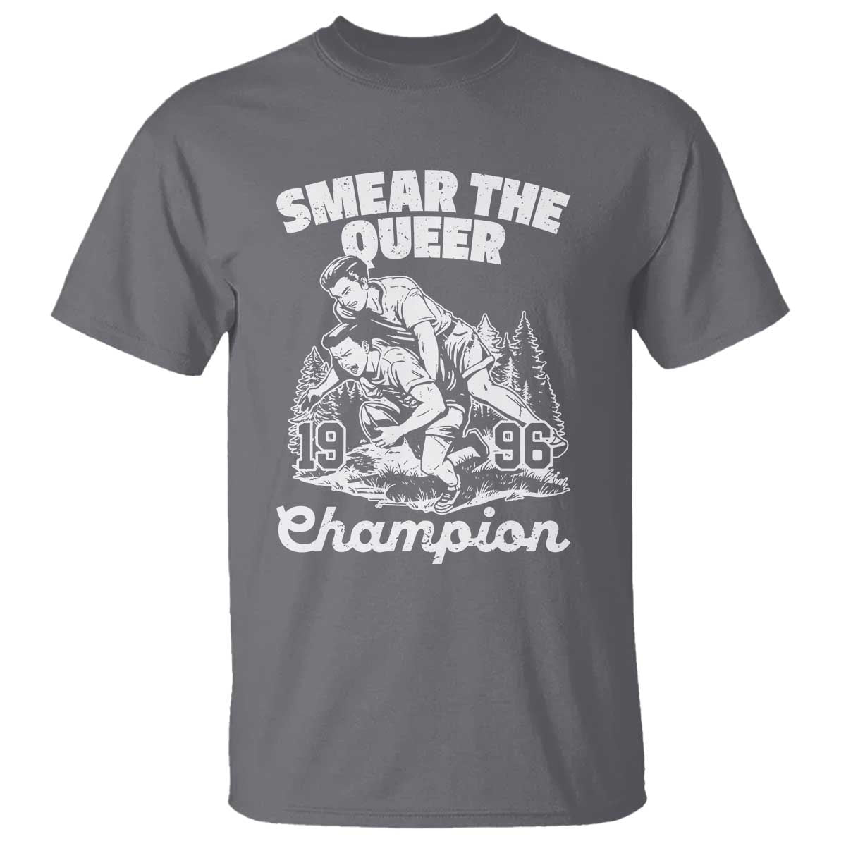 Sarcastic Smear The Qur Playround Game T Shirt LGBTQ Queer Pride TS02 Charcoal Print Your Wear