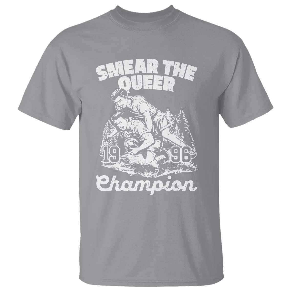 Sarcastic Smear The Qur Playround Game T Shirt LGBTQ Queer Pride TS02 Sport Gray Print Your Wear