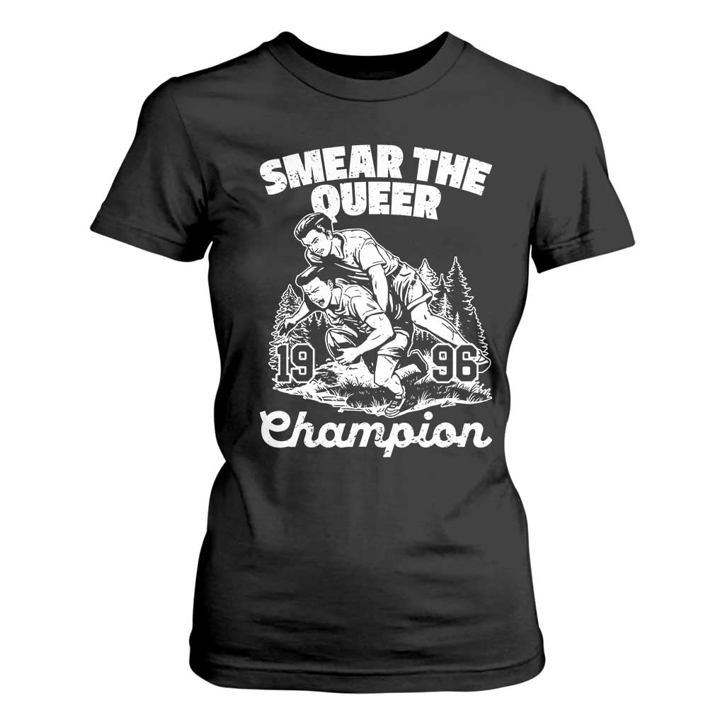Sarcastic Smear The Qur Playround Game T Shirt For Women LGBTQ Queer Pride TS02 Black Print Your Wear