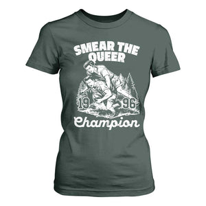 Sarcastic Smear The Qur Playround Game T Shirt For Women LGBTQ Queer Pride TS02 Dark Forest Green Print Your Wear