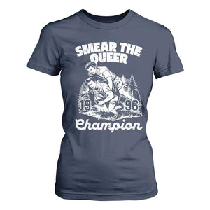 Sarcastic Smear The Qur Playround Game T Shirt For Women LGBTQ Queer Pride TS02 Navy Print Your Wear