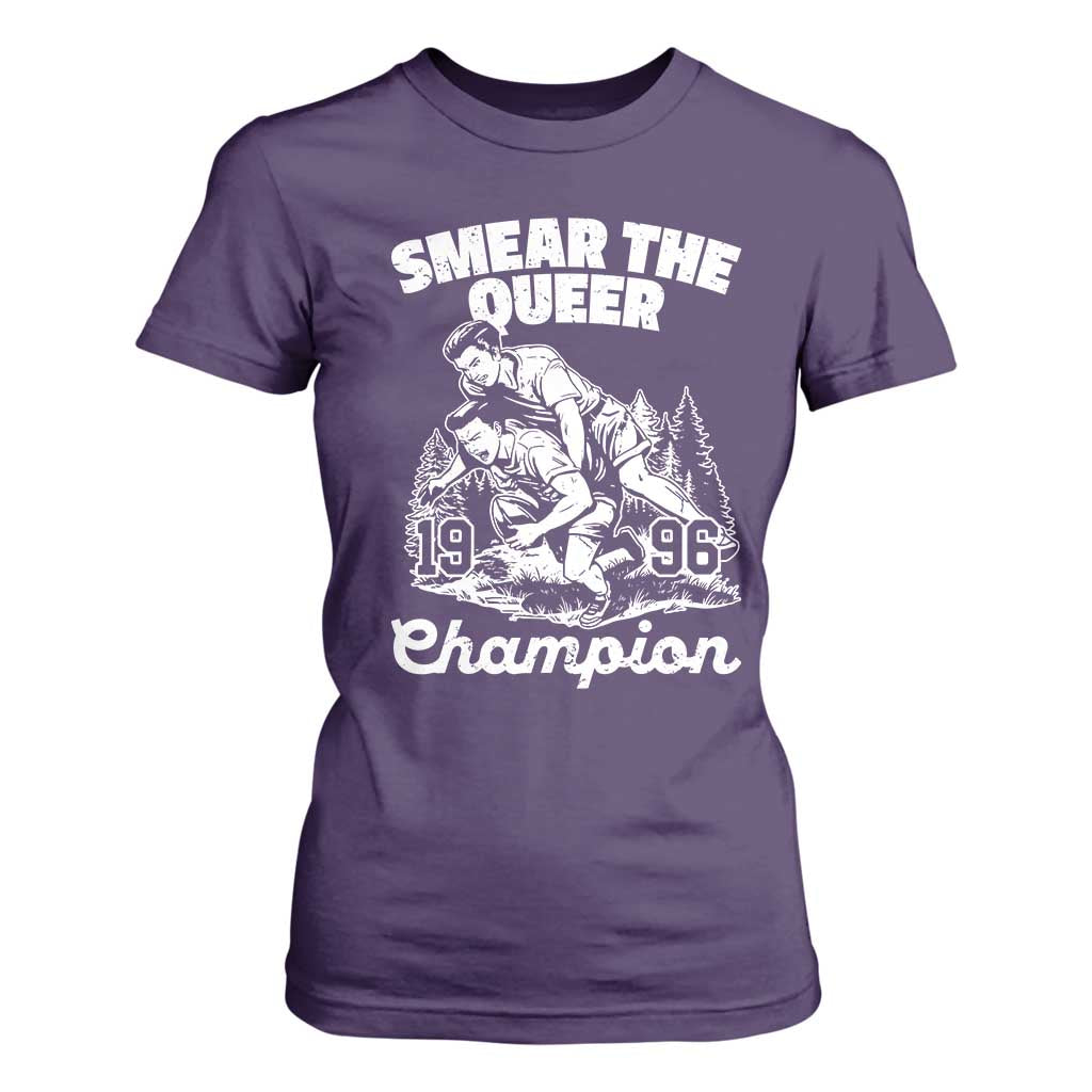Sarcastic Smear The Qur Playround Game T Shirt For Women LGBTQ Queer Pride TS02 Purple Print Your Wear