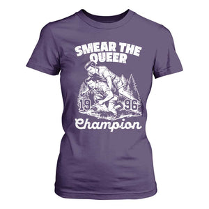 Sarcastic Smear The Qur Playround Game T Shirt For Women LGBTQ Queer Pride TS02 Purple Print Your Wear