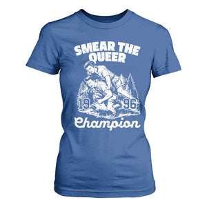 Sarcastic Smear The Qur Playround Game T Shirt For Women LGBTQ Queer Pride TS02 Royal Blue Print Your Wear