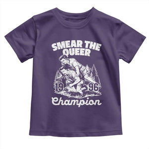 Sarcastic Smear The Qur Playround Game Toddler T Shirt LGBTQ Queer Pride TS02 Purple Print Your Wear