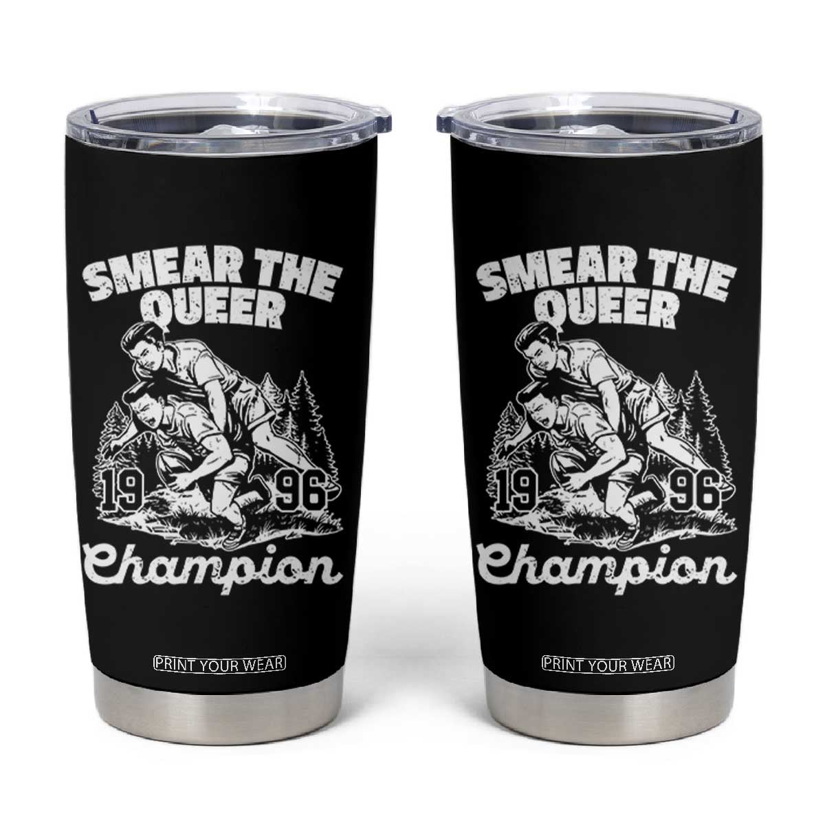 Sarcastic Smear The Qur Playround Game Tumbler Cup LGBTQ Queer Pride TS02 Black Print Your Wear