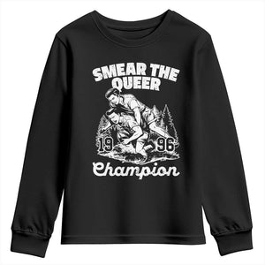 Sarcastic Smear The Qur Playround Game Youth Sweatshirt LGBTQ Queer Pride TS02 Black Print Your Wear